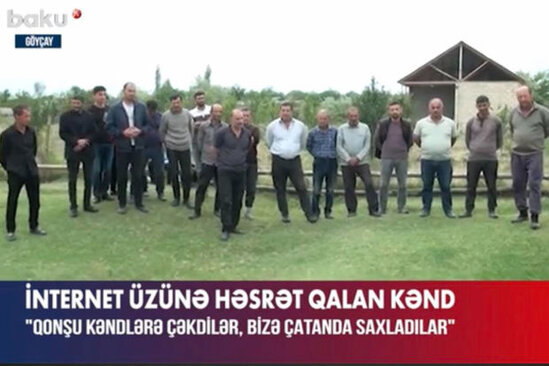Azərbaycanda internet üzünə həsrət qalan kənd - VİDEO