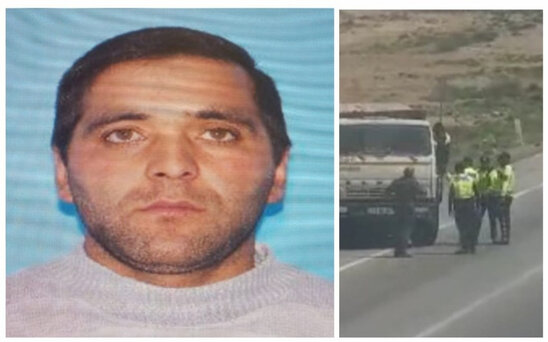 Yük maşınını polisin üstünə sürdü