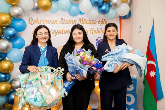 Şəhid Azər Məmmədovun övladı dünyaya gəlib - FOTO