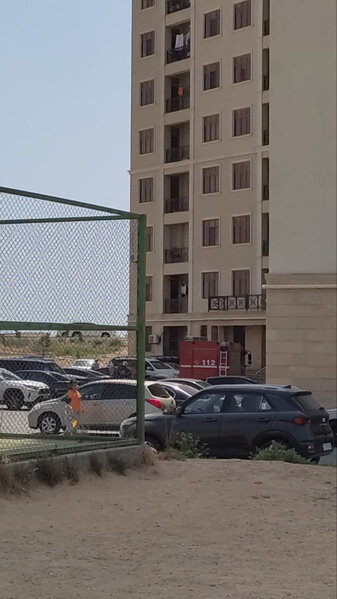 Jurnalistlərin binasında YANĞIN - FOTO