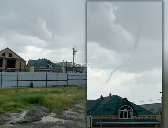 Oğuza güclü DOLU DÜŞDÜ - VİDEO