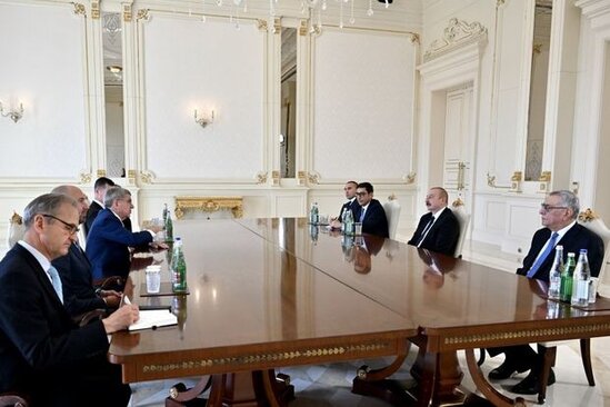 İlham Əliyev Beynəlxalq Olimpiya Komitəsinin prezidentini qəbul edib - FOTO