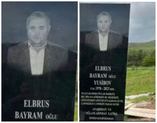 Balaca Elvinin atasının məzar daşı hazırlandı - FOTO