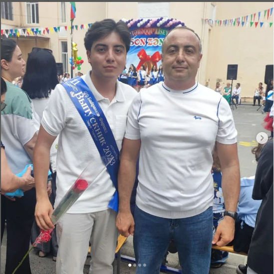 Əməkdar artistin nəvəsi məzun oldu - FOTO