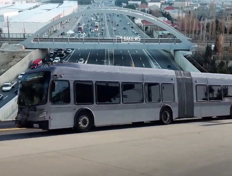 Bakı-Sumqayıt yolundan istifadə edənlərə ŞAD XƏBƏR - Metrobuslar...