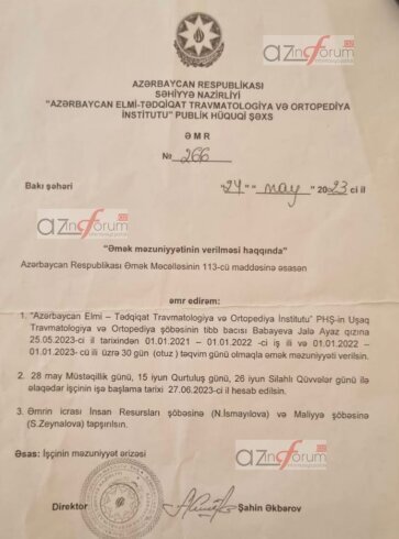 Travmatologiya İnstitutunun direktoru iki bacıya niyə qənim kəsilib - VİDEO