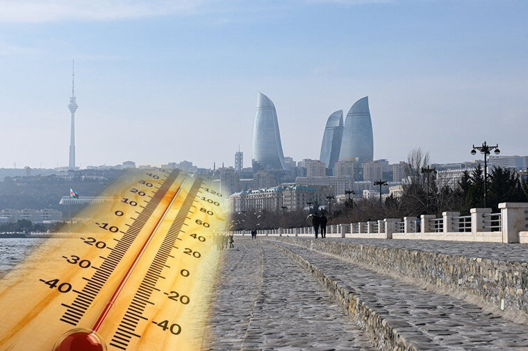 Bakıda temperatur 40 dərəcəyə çatıb - FAKTİKİ HAVA