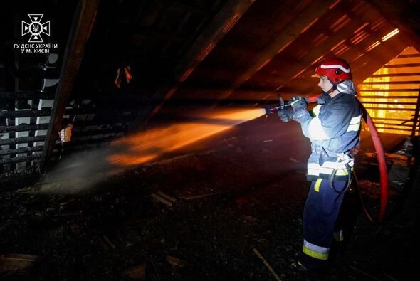 Kiyevə "Shahed"lər və "Kalibr"lərlə hücum: Ölənlər və yaralananlar var - FOTO/VİDEO
