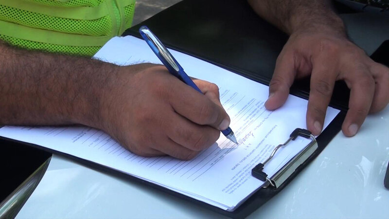 Toy karvanında avtoxuliqanlıq etdi - Polis saxladı - FOTO