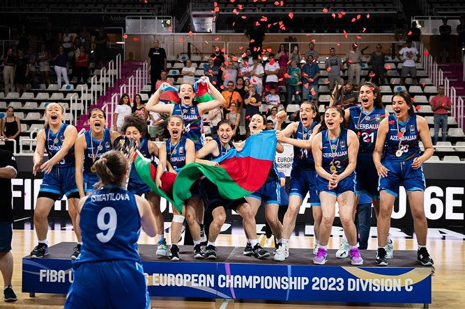 Azərbaycanın basketbol millisi Avropa çempionu olub - FOTO