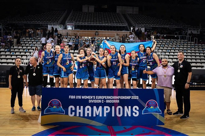Azərbaycanın basketbol millisi Avropa çempionu olub - FOTO