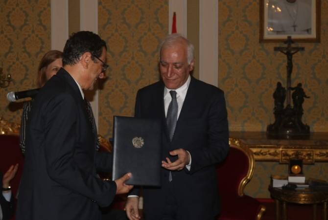 Ermənistan prezidenti Romada jurnalist Talal Xraisi "Təşəkkür" medalı ilə təltif edib