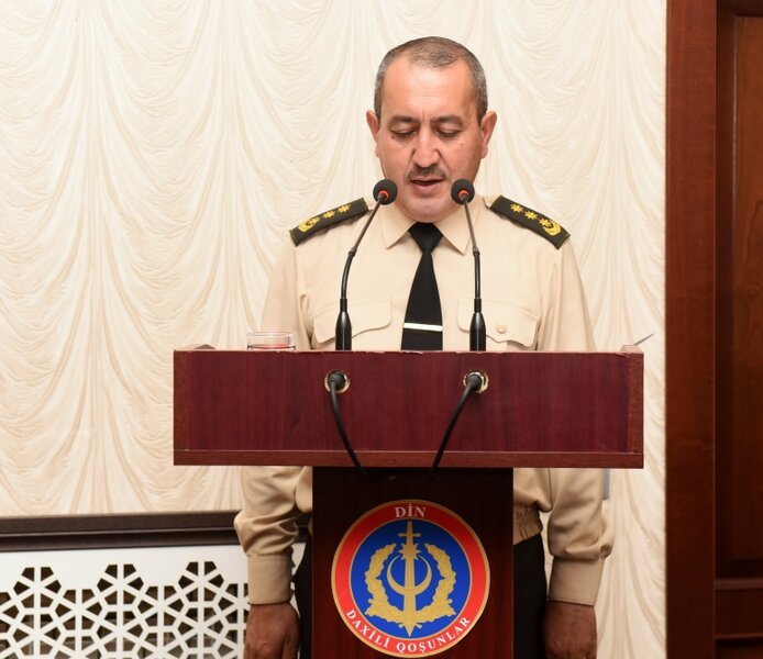 Hərbi Prokurorluq Daxili Qoşunlarla birgə Ulu Öndərin 100 illik yubileyi münasibətilə tədbir keçirib