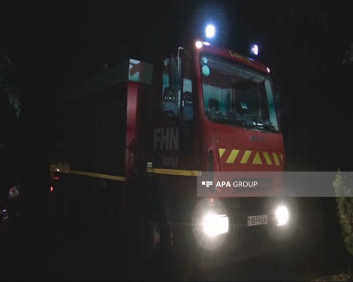 Azərbaycanda kollecdə yanğın olub - FOTO