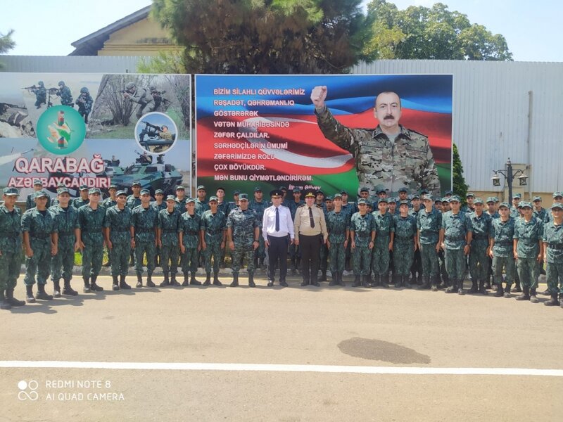 Hərbi Prokurorluq Dövlət Sərhəd Xidməti ilə birgə Ulu Öndərin 100 illik yubileyi münasibəti ilə tədbirlər keçirdi