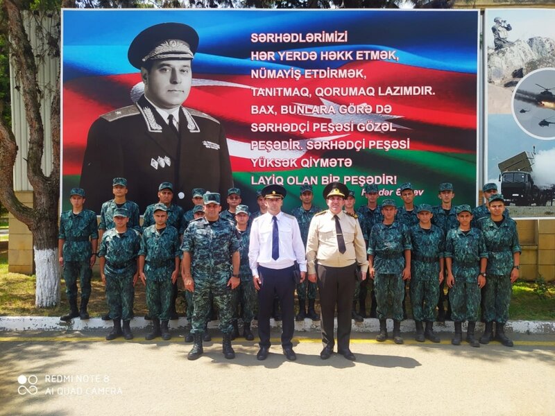 Hərbi Prokurorluq Dövlət Sərhəd Xidməti ilə birgə Ulu Öndərin 100 illik yubileyi münasibəti ilə tədbirlər keçirdi