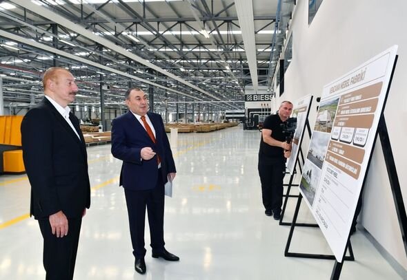 Qazaxda mebel fabrikinin açılışı olub - YENİLƏNİB + FOTO