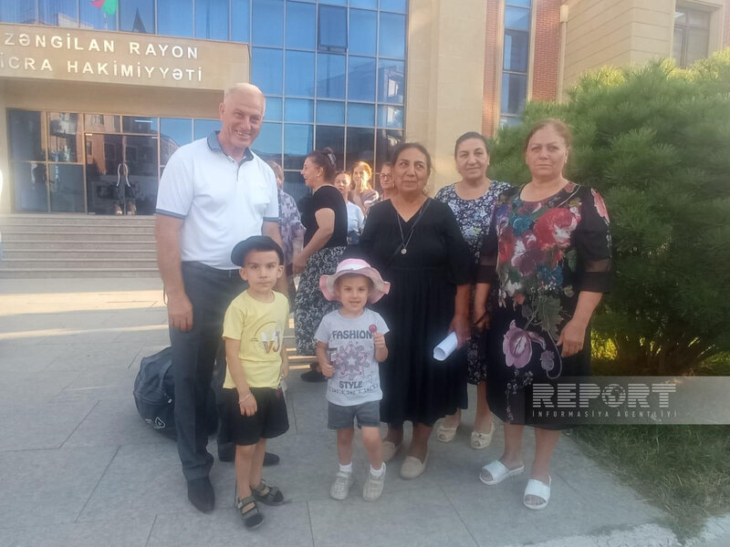 Daha bir neçə ailə Zəngilanın Ağalı kəndinə yola salınıb - FOTO