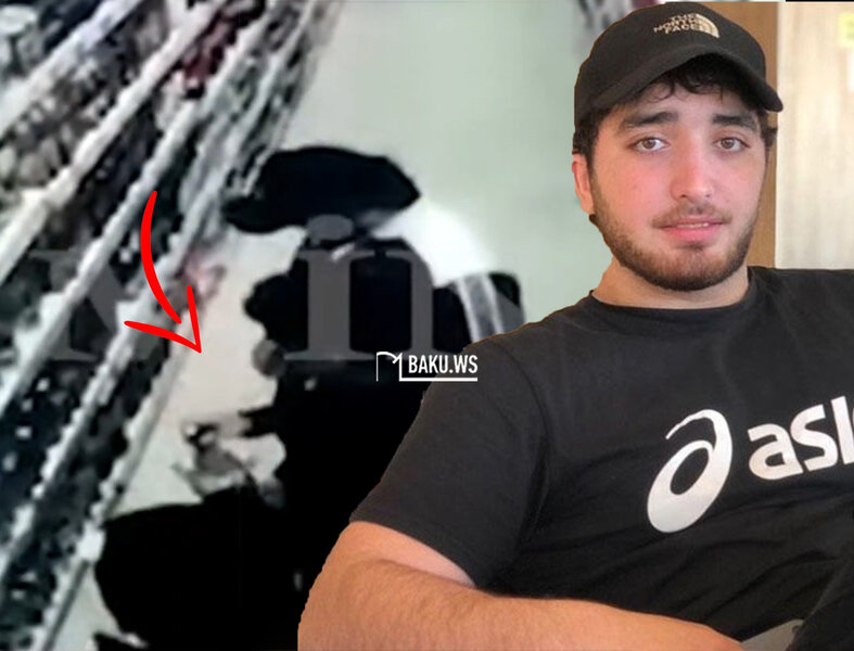 16 yaşlı Turanı öldürən Ruslan qətldən əvvəl mağazadan araq alıb - ANBAAN VİDEO