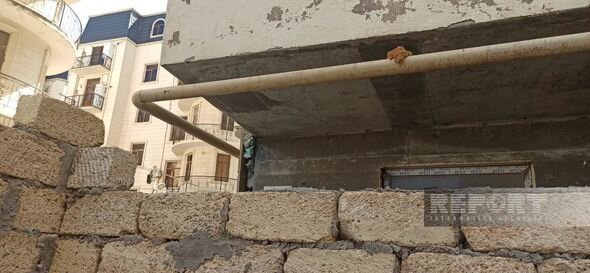 "AAAF Park"-da kommunikasiya xətlərinin üzərində 500 kvadratmetr obyekt tikilir - FOTOLAR