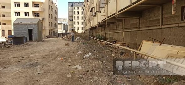 "AAAF Park"-da kommunikasiya xətlərinin üzərində 500 kvadratmetr obyekt tikilir - FOTOLAR