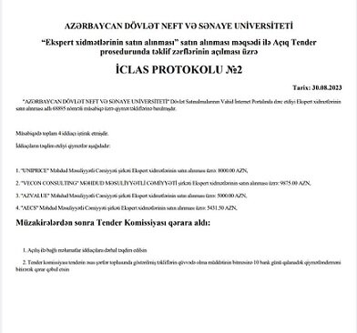 Saxta sənədlər hazırlamaqda ittiham olunan Ramil Qasımzadəyə məxsus şirkətlər daha iki tenderin - QALİBİ OLDU