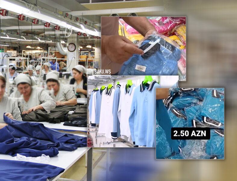 2.50 AZN-ə satılan məktəbli formalarını almaq TƏHLÜKƏLİDİRMİ? - VİDEO
