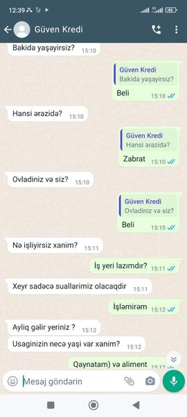 'Guvenkredittaz" müştəriləri aldadaraq kartlarından pul çəkir