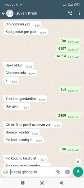 'Guvenkredittaz" müştəriləri aldadaraq kartlarından pul çəkir