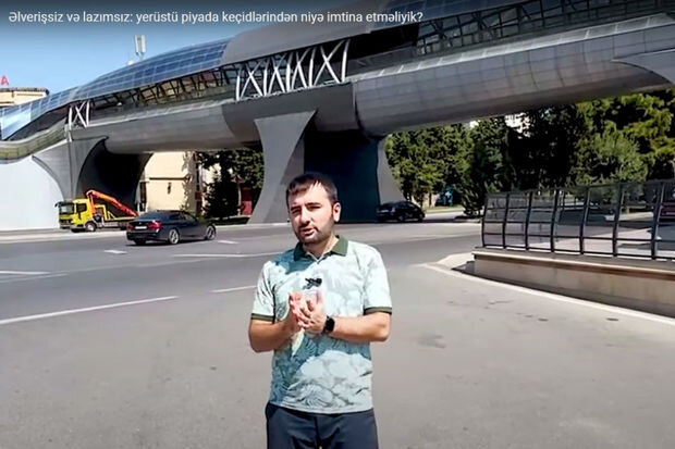 Əlverişsiz və lazımsız: Yerüstü piyada keçidlərindən niyə imtina etməliyik? - VİDEO