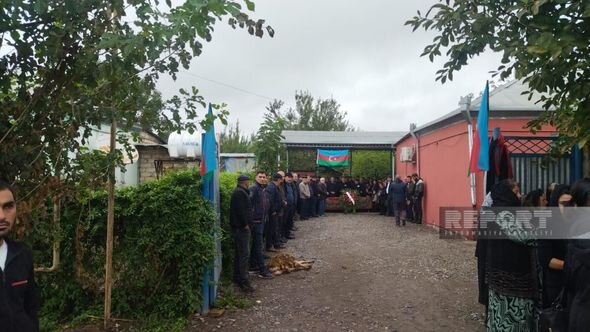 Birinci Qarabağ müharibəsində itkin düşmüş döyüşçü ilə Füzulidə vida mərasimi keçirilir - FOTO