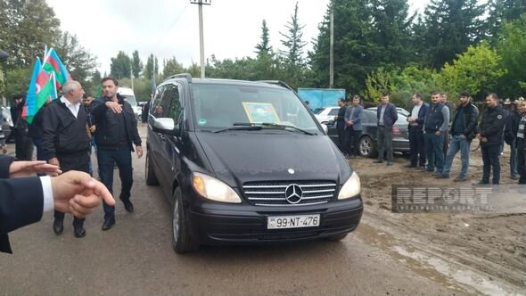 Birinci Qarabağ müharibəsində itkin düşmüş döyüşçü ilə Füzulidə vida mərasimi keçirilir - FOTO