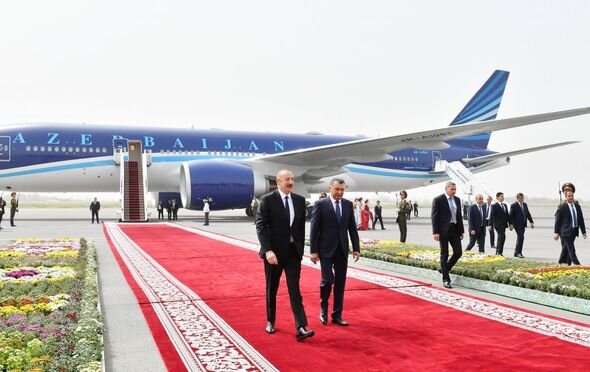 Prezident İlham Əliyev Tacikistanda səfərdədir - FOTO