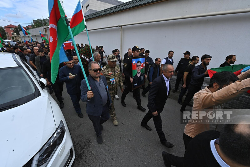 Ermənilərin mina terroru nəticəsində həlak olan Seymur Mahmudov dəfn olunub - YENİLƏNİB 2 - FOTO