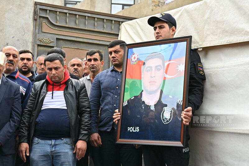 Ermənilərin mina terroru nəticəsində həlak olan Seymur Mahmudov dəfn olunub - YENİLƏNİB 2 - FOTO