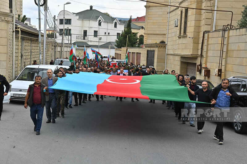 Ermənilərin mina terroru nəticəsində həlak olan Seymur Mahmudov dəfn olunub - YENİLƏNİB 2 - FOTO