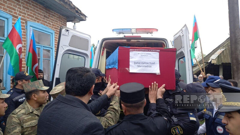 Şəhid Yusif Xəlilov Lənkəranda dəfn edilib - YENİLƏNİB - FOTO