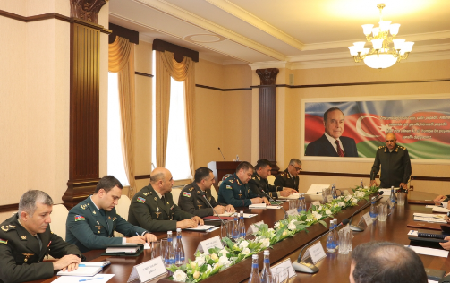 Hərbi Prokurorluqda geniş kollegiya iclası keçirilib