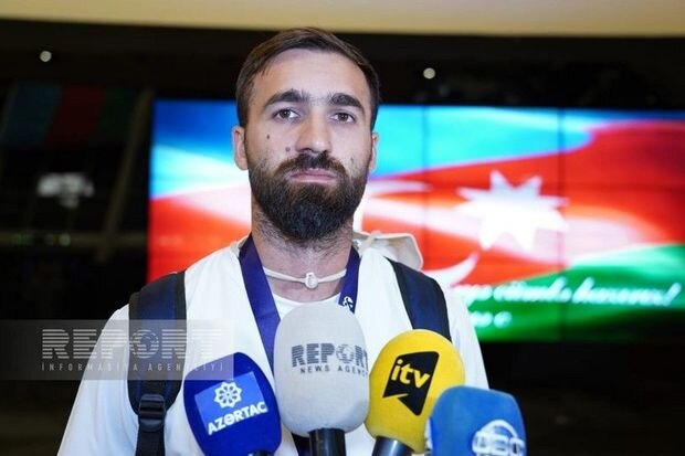 Azərbaycan millisinin voleybolçusu: "Ümid edirəm ki, qalibiyyətimiz davamlı olacaq"