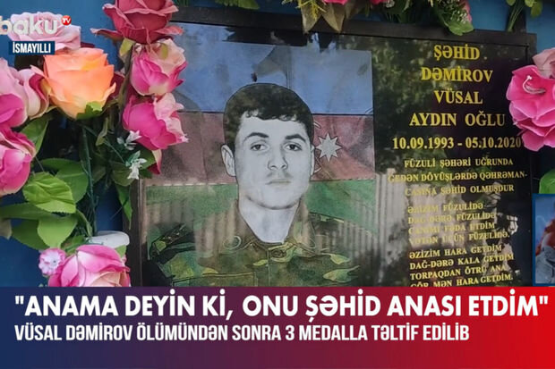 Ölümündən sonra üç medalla təltif edilən şəhidimizin SON SÖZLƏRİ - VİDEO