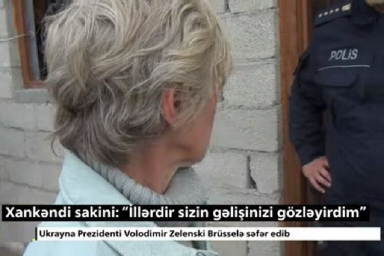 Xankəndidə yaşayan Lilya Zemtsova: "İllərdir, sizin gəlişinizi gözləyirdim..." - VİDEO