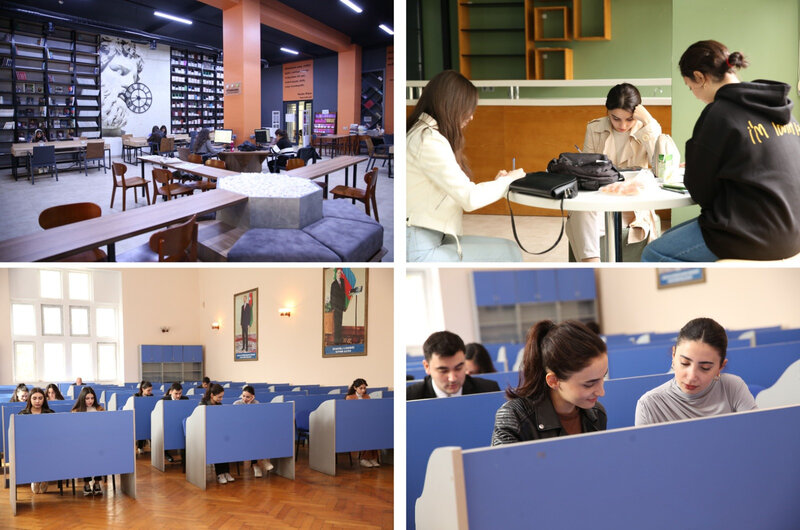 ADPU-nun bufetində kitab oxumaq qadağandır? - Universitetdən Açıqlama - FOTO/VİDEO