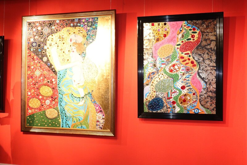 Rəssam Mehriban Alışovanın "Rənglərin Sehirli İşığı" sərgisinin açılışı oldu- VİDEOREPORTAJ