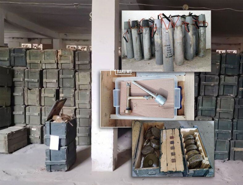 MN: "Qarabağda xeyli sayda mina və əldəqayırma partlayıcı qurğular aşkar edilib" - FOTO