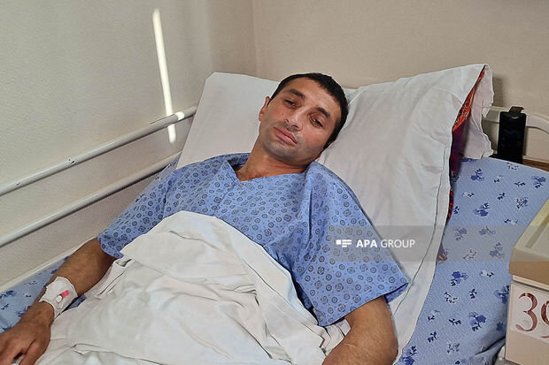 Mina partlayışında iki ayağını itirən şəxs: "Əməliyyatda bir neçə dəfə ürəyim dayanıb" - FOTO