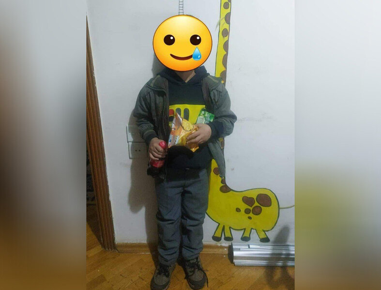 Bakıda polis yol kənarında azyaşlı uşaq tapdı - FOTO