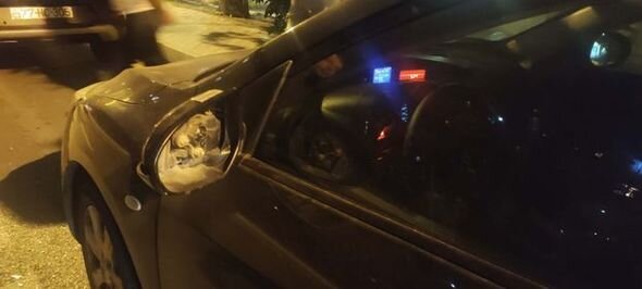 Sürücü park edilmiş maşını vurub qaçıb: Dəymiş zərəri ödəmir - FOTO