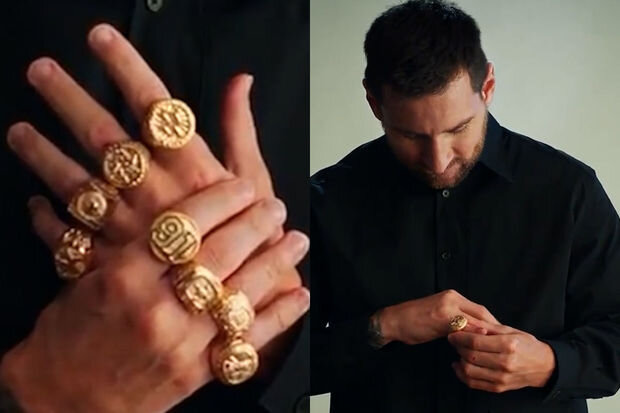 Messiyə NBA üslubunda səkkiz qızıl üzük hədiyyə olunub - VİDEO