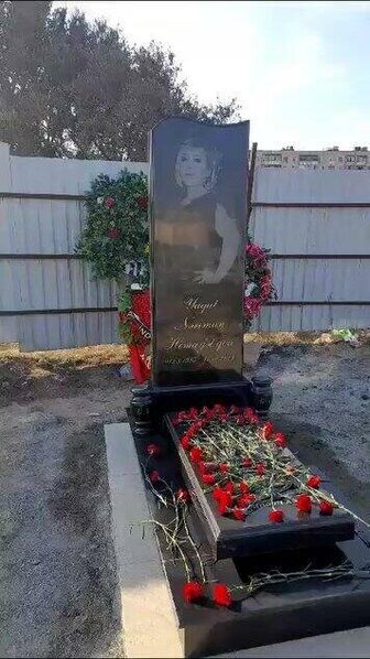 Əri tərəfindən öldürülən müğənninin məzarı - FOTO