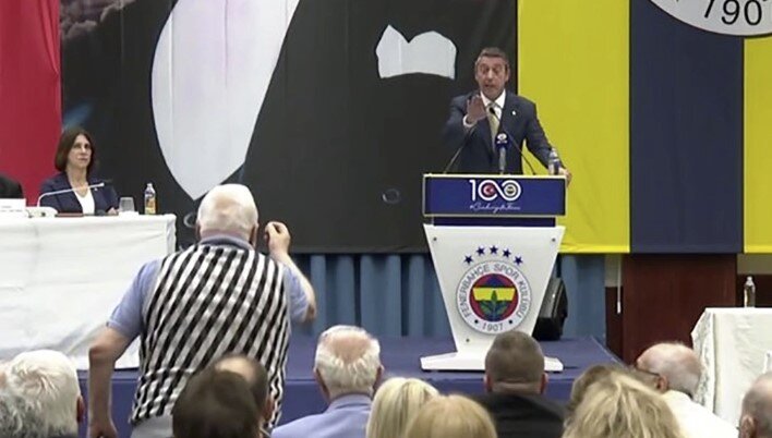 Ali Koç jurnalistə əsəbiləşdi, iclasdan qovdu - Video